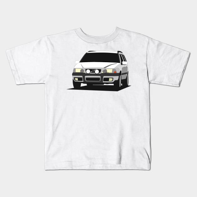 Volvo V70 XC Kids T-Shirt by TheArchitectsGarage